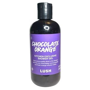 Lush Kitchen Exclusive Chocolate Orange Limited Edition Shower Gel Body Wash NWT